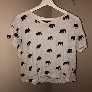 Elephant Crop Top